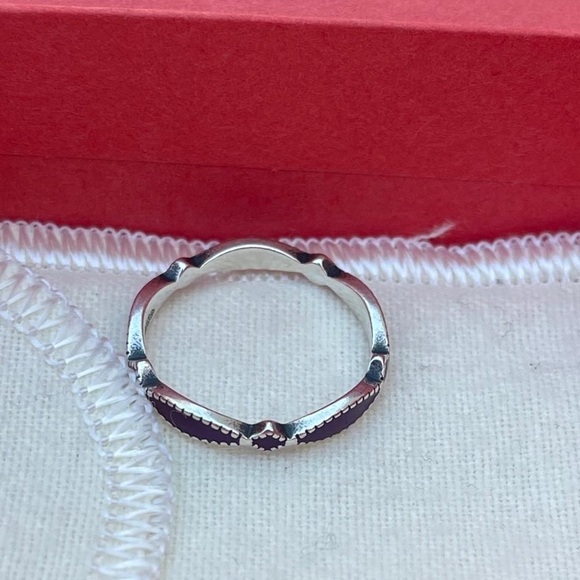 James Avery purple cordoba stacker ring - Picture 3 of 4